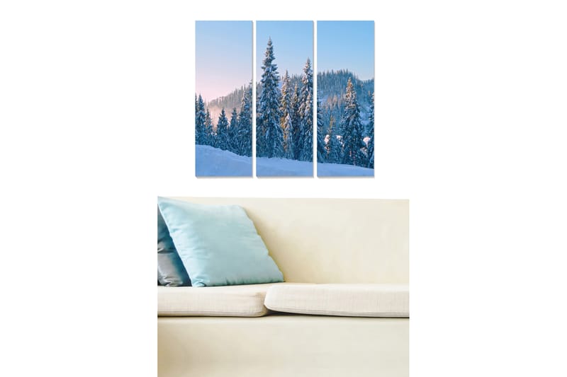 CANVASTAVLA Scenic 3-pack Flerfärgad 20x50 cm - Inredning & dekor - Tavlor & konst - Canvastavla