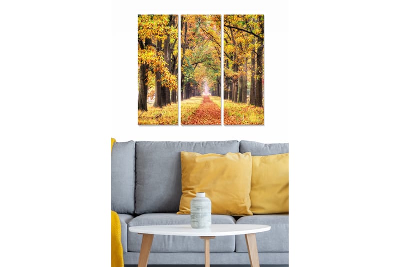 CANVASTAVLA Scenic 3-pack Flerfärgad 20x50 cm - Inredning & dekor - Tavlor & konst - Canvastavla