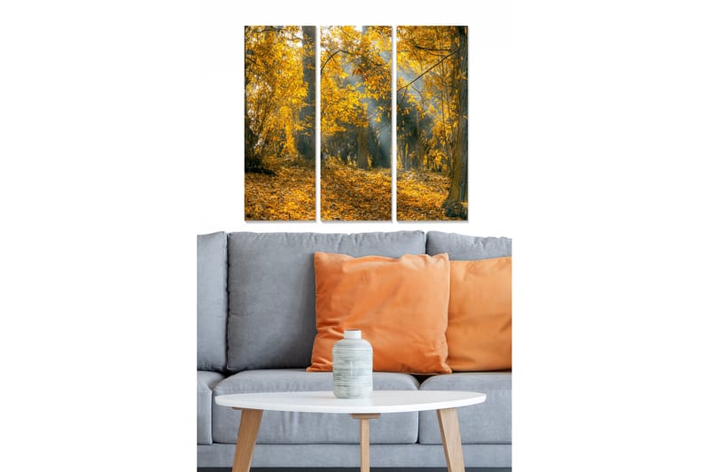 CANVASTAVLA Scenic 3-pack Flerfärgad 20x50 cm - Inredning & dekor - Tavlor & konst - Canvastavla