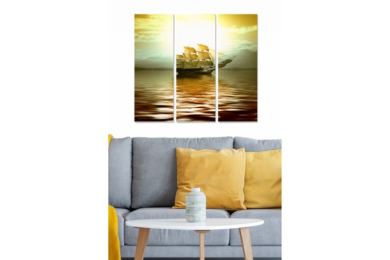 CANVASTAVLA Scenic 3-pack Flerfärgad 20x50 cm - Inredning & dekor - Tavlor & konst - Canvastavla