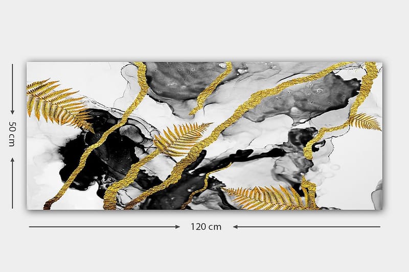 CANVASTAVLA YTY Abstract & Fractals Flerfärgad 120x50 cm - Inredning & dekor - Tavlor & konst - Canvastavla