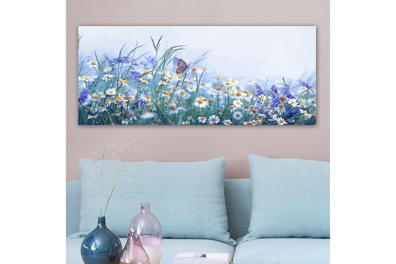 CANVASTAVLA YTY Floral & Botanical Flerfärgad 120x50 cm - Inredning & dekor - Tavlor & konst - Canvastavla