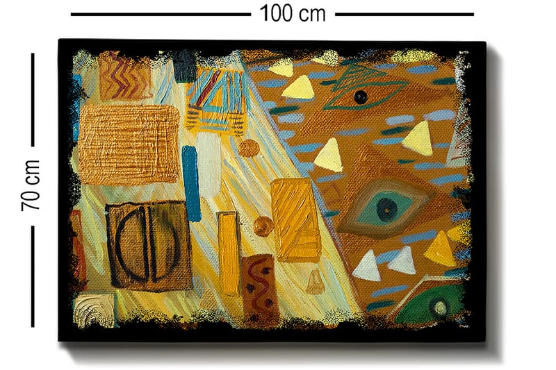 DEKORATIV CANVASTAVLA 70x100 cm Flerfärgad - Inredning & dekor - Tavlor & konst - Canvastavla