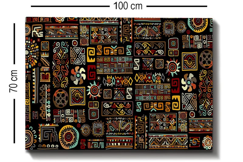 DEKORATIV CANVASTAVLA 70x100 cm Flerfärgad - Inredning & dekor - Tavlor & konst - Canvastavla