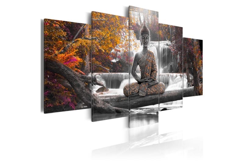 Tavla Autumn Buddha 200X100 Flerfärgad - Artgeist sp. z o. o. - Inredning & dekor - Tavlor & konst - Canvastavla