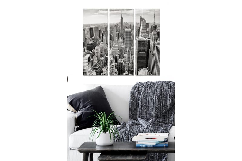 Tavla City 3-Pack Flerfärgad 20X50 - 20x50 cm - Inredning & dekor - Tavlor & konst - Canvastavla