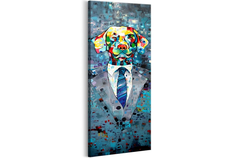 TAVLA Dog in a Suit 45x135 - Artgeist sp. z o. o. - Inredning & dekor - Tavlor & konst - Canvastavla