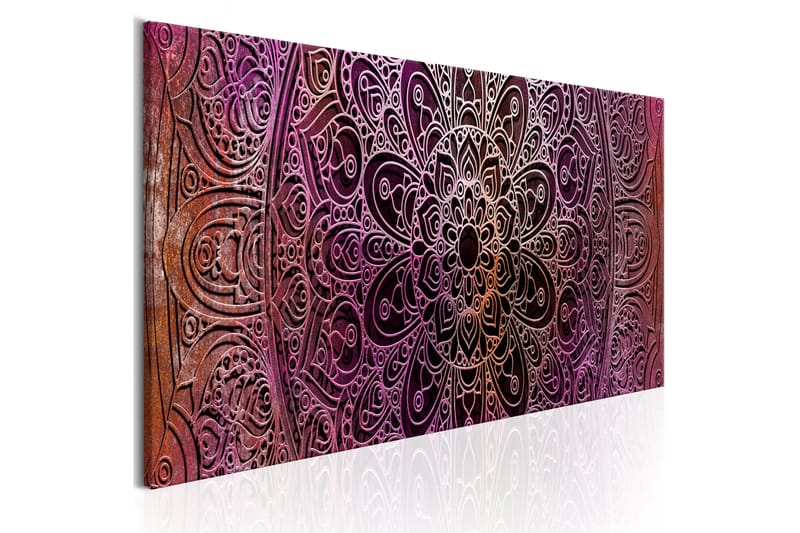 Tavla Mandala Amethyst Energy 150X50 Röd - Artgeist sp. z o. o. - Inredning & dekor - Tavlor & konst - Canvastavla