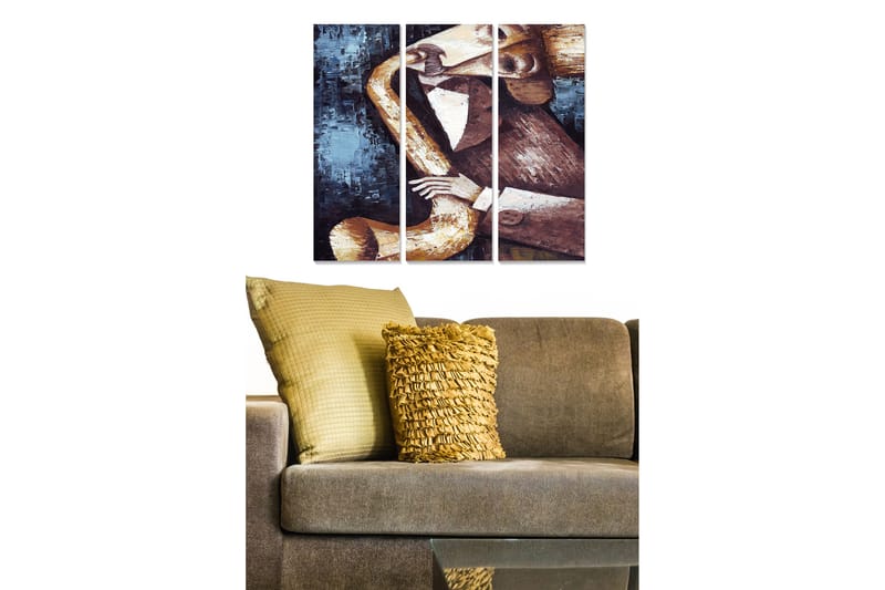 Tavla Music 3-Pack Flerfärgad 20X50 - 20x50 cm - Inredning & dekor - Tavlor & konst - Canvastavla