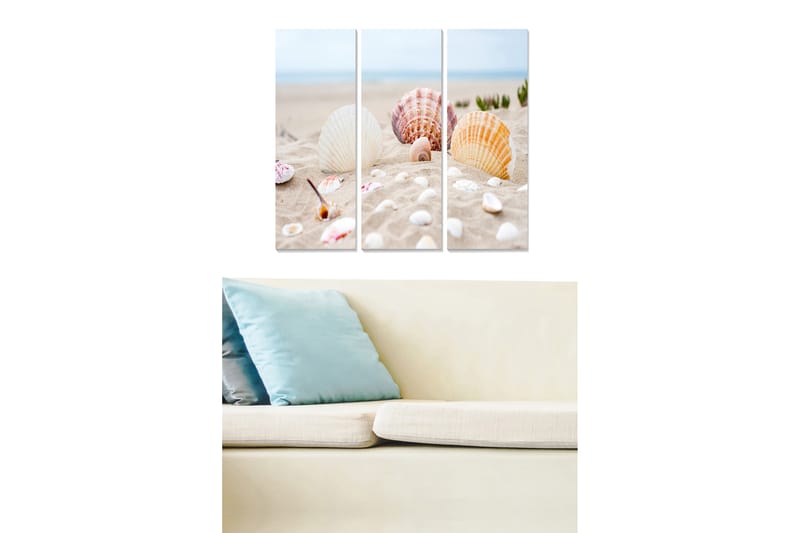 Tavla Nautical 3-Pack Flerfärgad 20X50 - 20x50 cm - Inredning & dekor - Tavlor & konst - Canvastavla