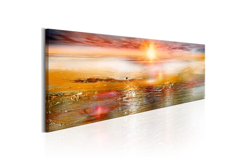 Tavla Orange Sea 150X50 Orange|Flerfärgad - Artgeist sp. z o. o. - Inredning & dekor - Tavlor & konst - Canvastavla