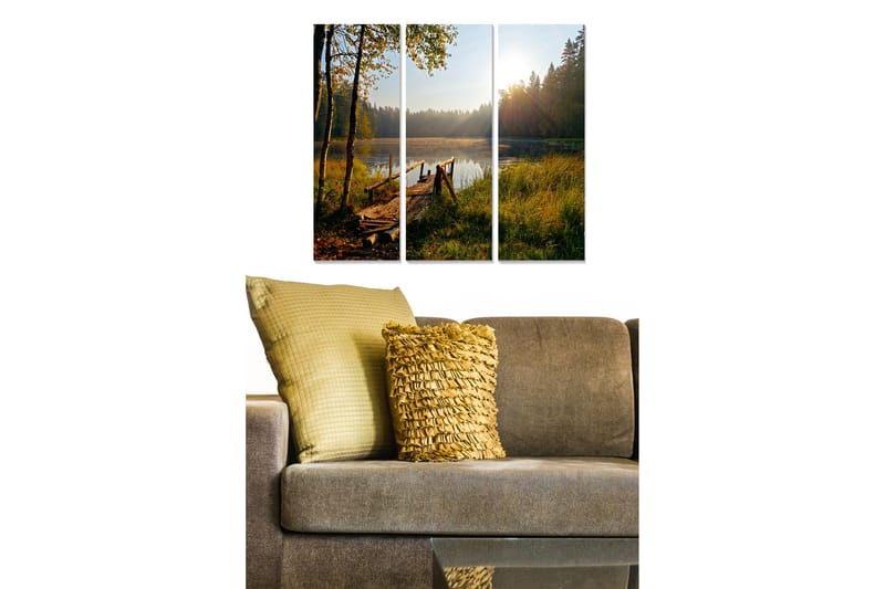 Tavla Scenic 3-Pack Flerfärgad 20X50 - 20x50 cm - Inredning & dekor - Tavlor & konst - Canvastavla