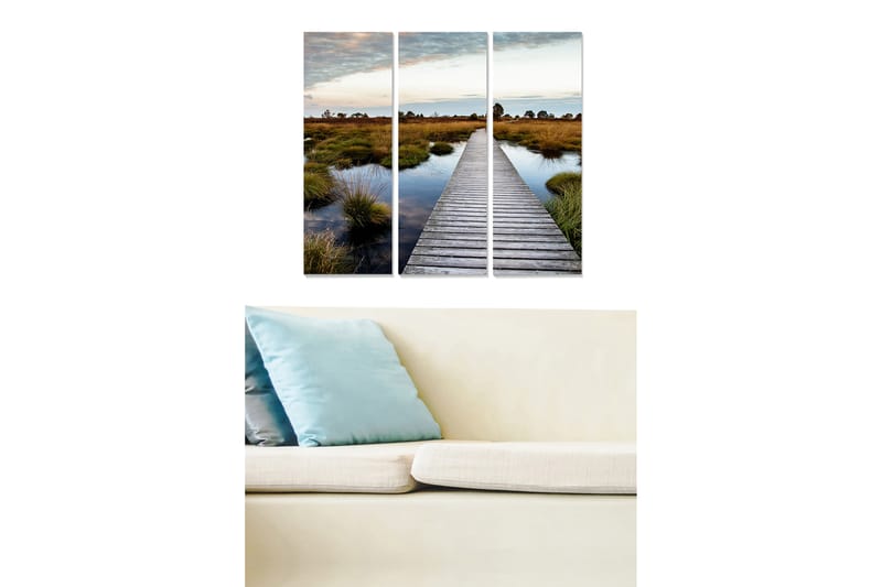 Tavla Scenic 3-Pack Flerfärgad 20X50 - 20x50 cm - Inredning & dekor - Tavlor & konst - Canvastavla