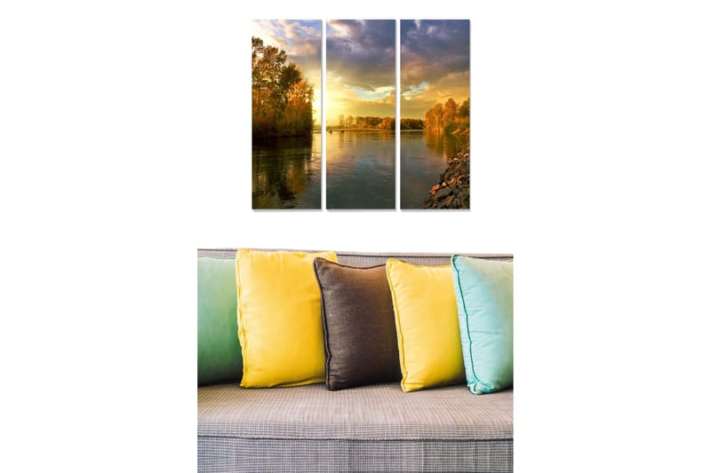 Tavla Scenic 3-Pack Flerfärgad 20X50 - 20x50 cm - Inredning & dekor - Tavlor & konst - Canvastavla