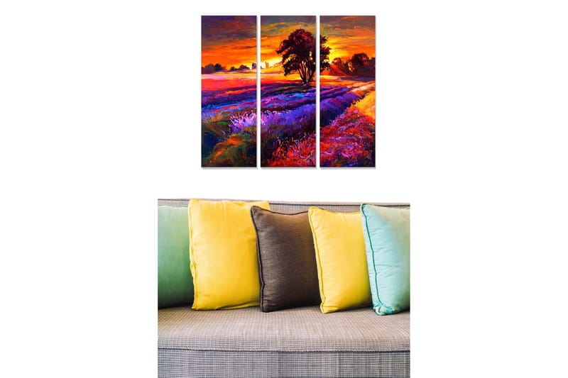 Tavla Scenic 3-Pack Flerfärgad 20X50 - 20x50 cm - Inredning & dekor - Tavlor & konst - Canvastavla