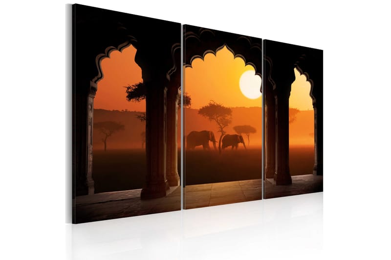 TAVLA The tranquillity of Africa triptych 90x60 - Artgeist sp. z o. o. - Inredning & dekor - Tavlor & konst - Canvastavla