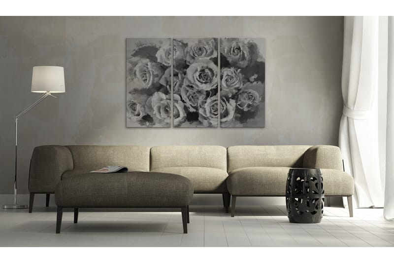 TAVLA Tolv roses triptych 90x60 - Artgeist sp. z o. o. - Inredning & dekor - Tavlor & konst - Canvastavla