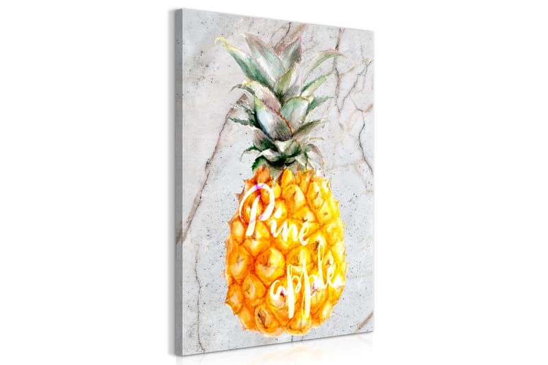 TAVLA Pineapple and Marble (1 Part) Vertical 40x60 - Artgeist sp. z o. o. - Inredning & dekor - Tavlor & konst - Canvastavla