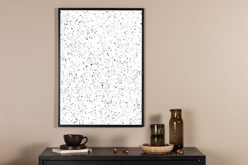 Poster - Dots - 21x30 - Vit - Inredning & dekor - Tavlor & konst - Poster & print