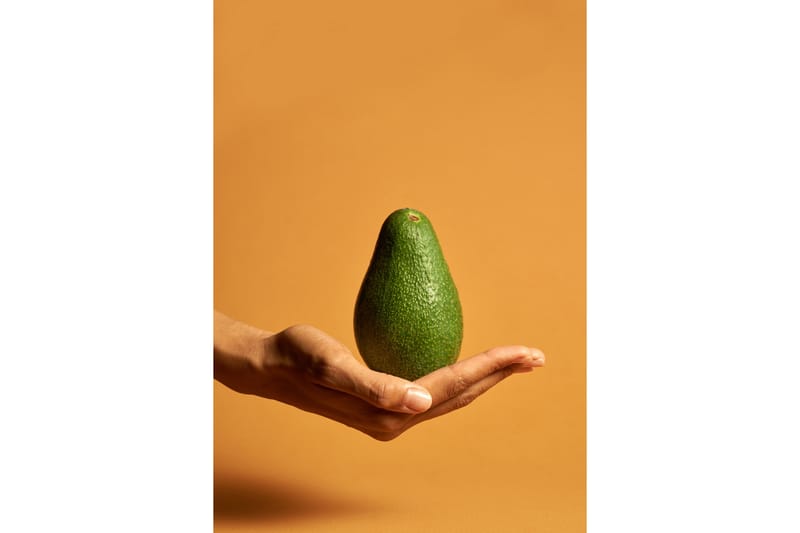 Poster Avocado 21x30 cm - Orange/Grön - Inredning & dekor - Tavlor & konst - Poster & print