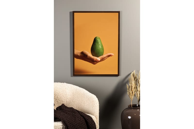 Poster Avocado 21x30 cm - Orange/Grön - Inredning & dekor - Tavlor & konst - Poster & print