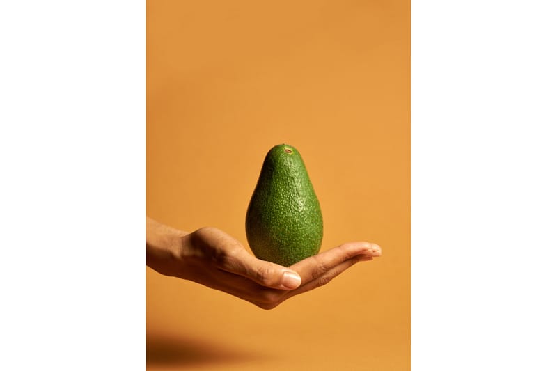 Poster Avocado 50x70 cm - Orange/Grön - Inredning & dekor - Tavlor & konst - Poster & print