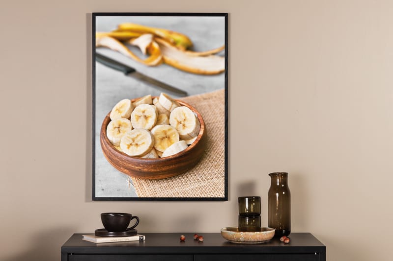 Poster Banana 21x30 cm - Gul - Inredning & dekor - Tavlor & konst - Poster & print