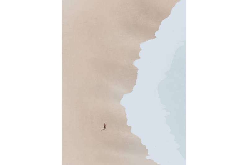 Poster Beach 30x40 cm - Beige - Inredning & dekor - Tavlor & konst - Poster & print