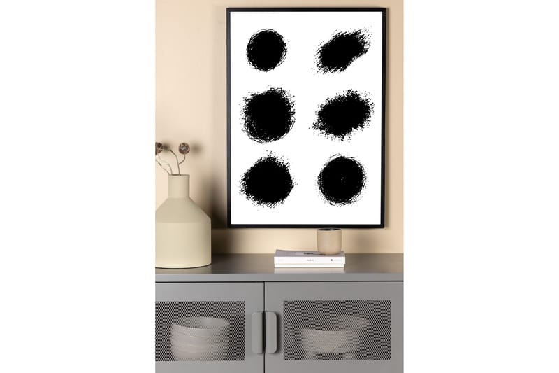 Poster Dots 30x40 cm - Vit - Inredning & dekor - Tavlor & konst - Poster & print