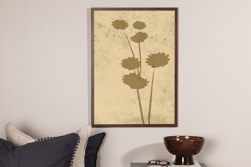 Poster Flower art 21x30 cm - Beige - Inredning & dekor - Tavlor & konst - Poster & print