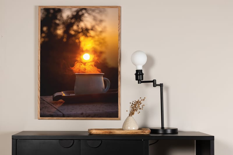 Poster Morning coffee 21x30 cm - Orange/Svart - Inredning & dekor - Tavlor & konst - Poster & print