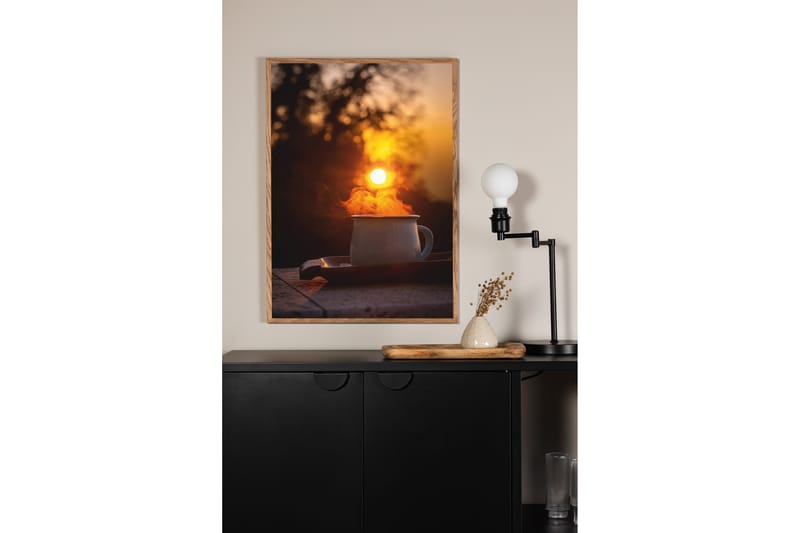 Poster Morning coffee 30x40 cm - Orange/Svart - Inredning & dekor - Tavlor & konst - Poster & print