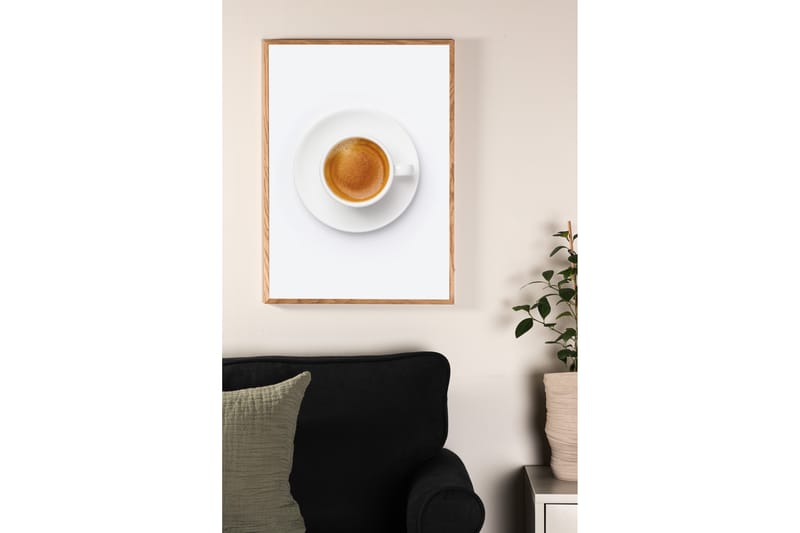 Poster Skimmed coffee 21x30 cm - Brun/Vit - Inredning & dekor - Tavlor & konst - Poster & print