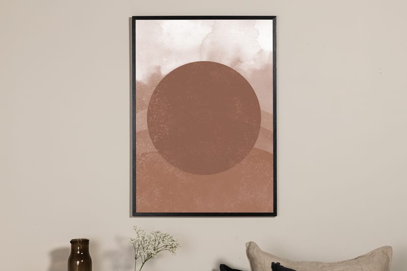 Poster Soft shades 50x70 cm - Brun - Inredning & dekor - Tavlor & konst - Poster & print