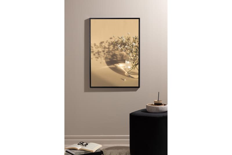 Poster White Flowers 70x100 cm - Beige - Inredning & dekor - Tavlor & konst - Poster & print