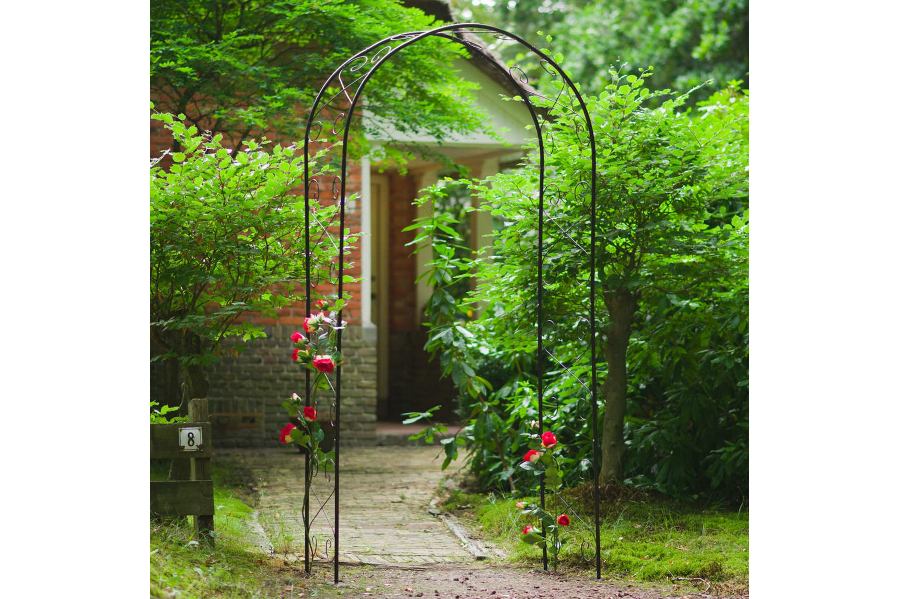 Nature Rosenbåge 100x37x230cm svart – Svart