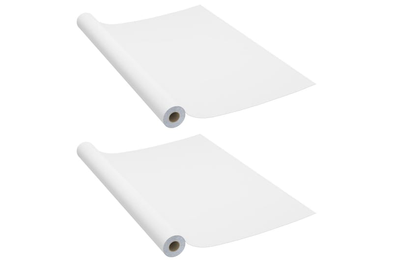 Dekorplast 2 st vit 500x90 cm PVC - Vit - Inredning & dekor - Väggdekor - Dekorplast & kakeldekor