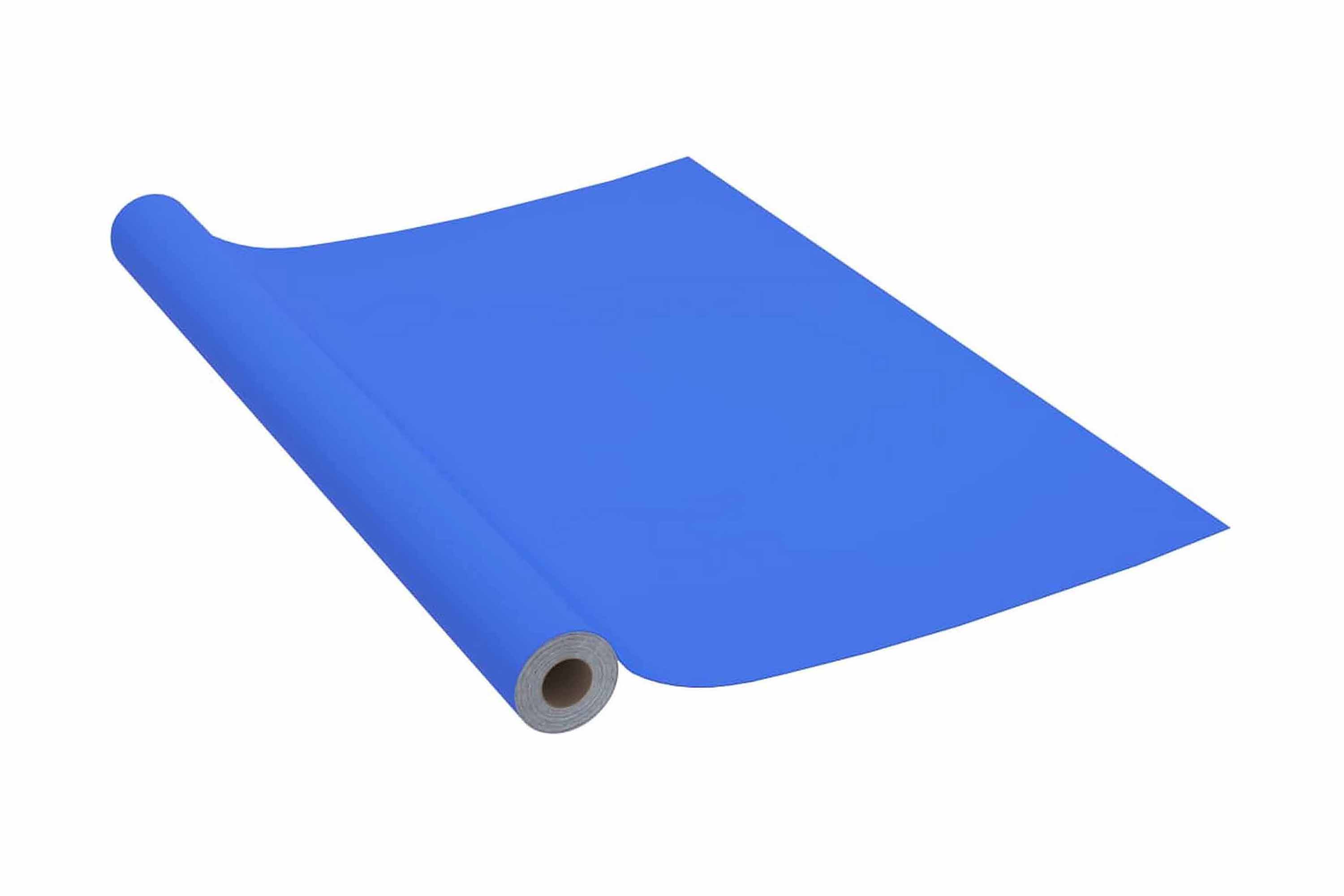 Dekorplast blå högglans 500×90 cm PVC – Blå