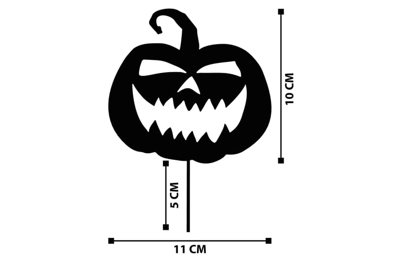 CANDLE SHADOW 4 Väggdekor Svart - Inredning & dekor - Väggdekor - Skyltar - Plåtskylt