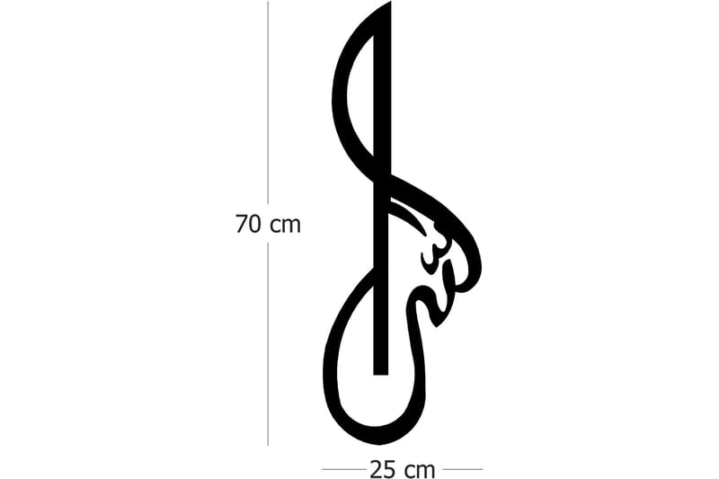 DEKORATIV Väggaccessoar - Inredning & dekor - Väggdekor - Skyltar - Plåtskylt