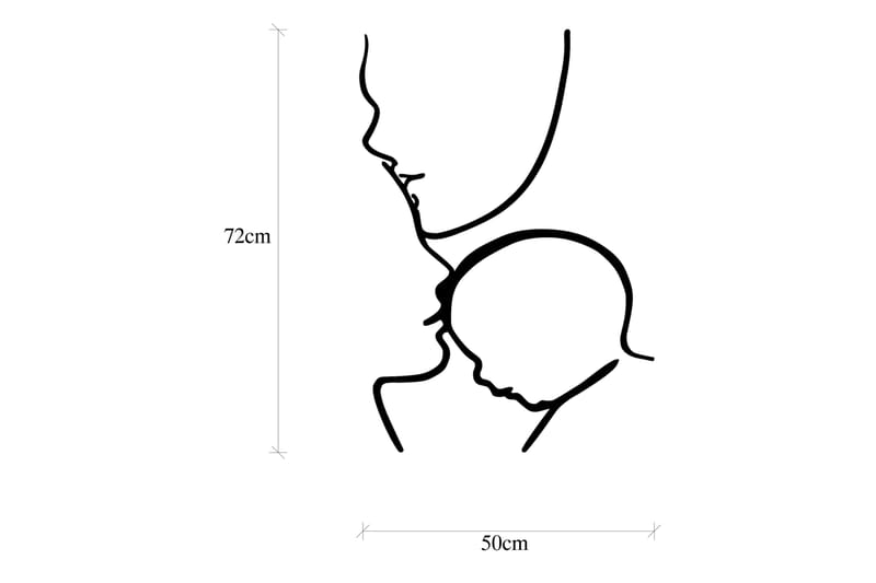 FAMILY Väggdekor Svart - Inredning & dekor - Väggdekor - Skyltar - Plåtskylt