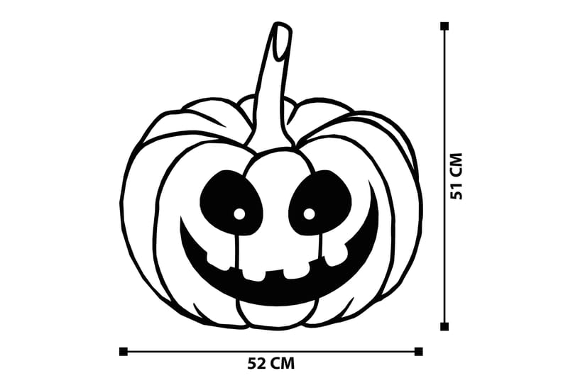 HALLOWEEN 6 Väggdekor Svart - Inredning & dekor - Väggdekor - Skyltar - Plåtskylt