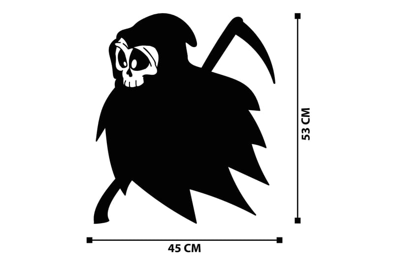 HALLOWEEN 8 Väggdekor Svart - Inredning & dekor - Väggdekor - Skyltar - Plåtskylt