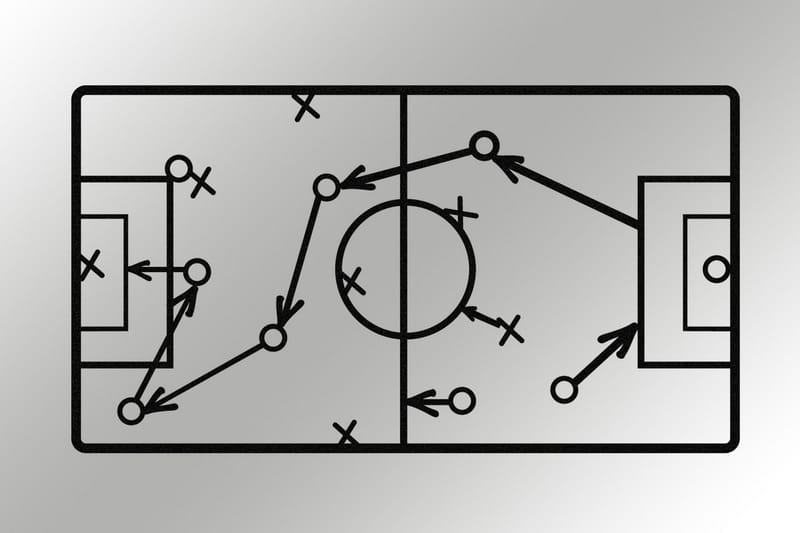 STRATEGY Väggdekor Svart - Inredning & dekor - Väggdekor - Skyltar - Plåtskylt