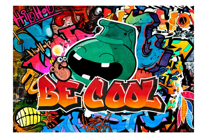 FOTOTAPET Be Cool 200x140 - Artgeist sp. z o. o. - Inredning & dekor - Väggdekor - Tapeter & tapettillbehör - Fototapeter