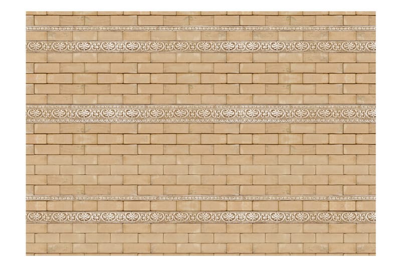 FOTOTAPET Brick With Ornaments 150x105 - Artgeist sp. z o. o. - Inredning & dekor - Väggdekor - Tapeter & tapettillbehör - Fototapeter