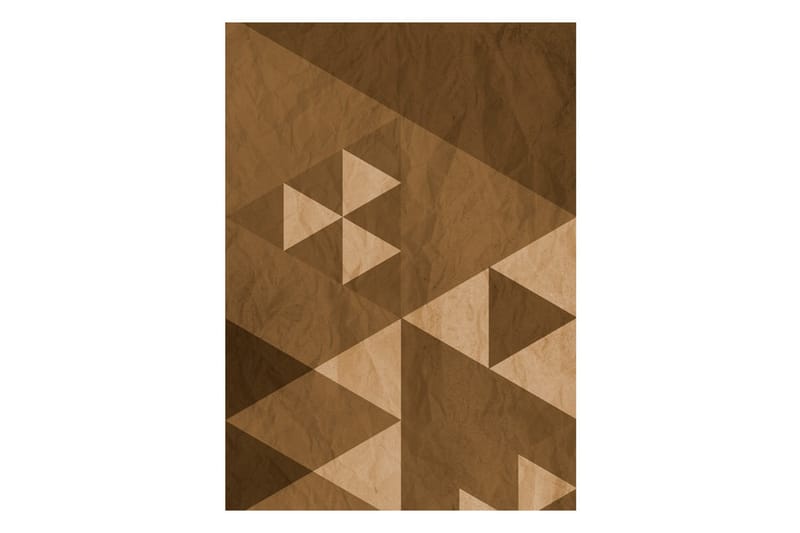 FOTOTAPET Brown Patchwork 50x1000 - Artgeist sp. z o. o. - Inredning & dekor - Väggdekor - Tapeter & tapettillbehör - Fototapeter