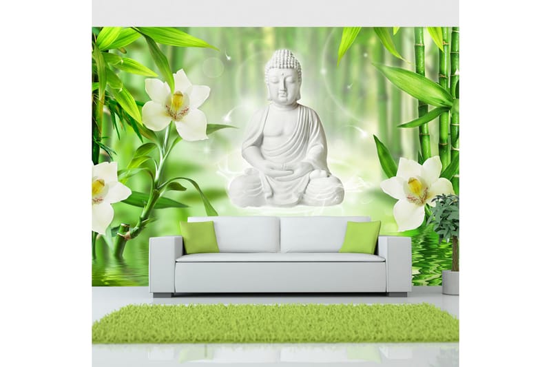 FOTOTAPET Buddha And Nature 100x70 - Artgeist sp. z o. o. - Inredning & dekor - Väggdekor - Tapeter & tapettillbehör - Fototapeter