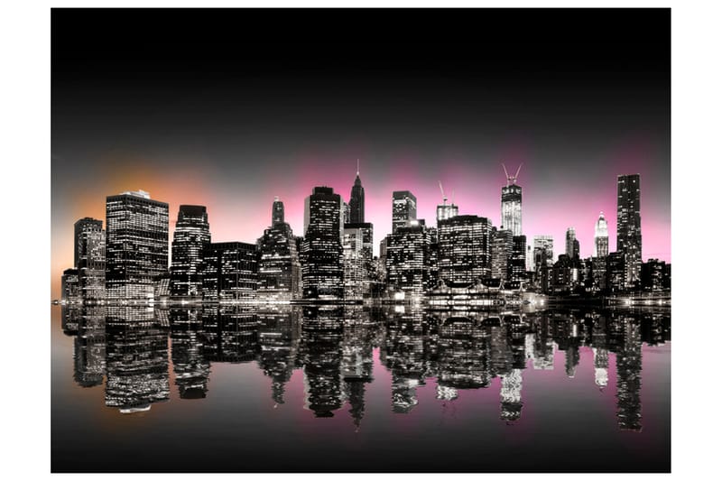 FOTOTAPET Colorful Glow Over NYC 250x193 - Artgeist sp. z o. o. - Inredning & dekor - Väggdekor - Tapeter & tapettillbehör - Fototapeter