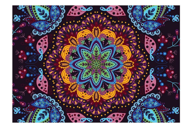 FOTOTAPET Colorful Kaleidoscope 250x175 - Artgeist sp. z o. o. - Inredning & dekor - Väggdekor - Tapeter & tapettillbehör - Fototapeter